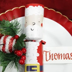 Red with Gold Edging Christmas Charger Plate Christmas Table Decor|