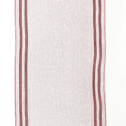 Red with White Edge Decomesh Roll Decomesh|