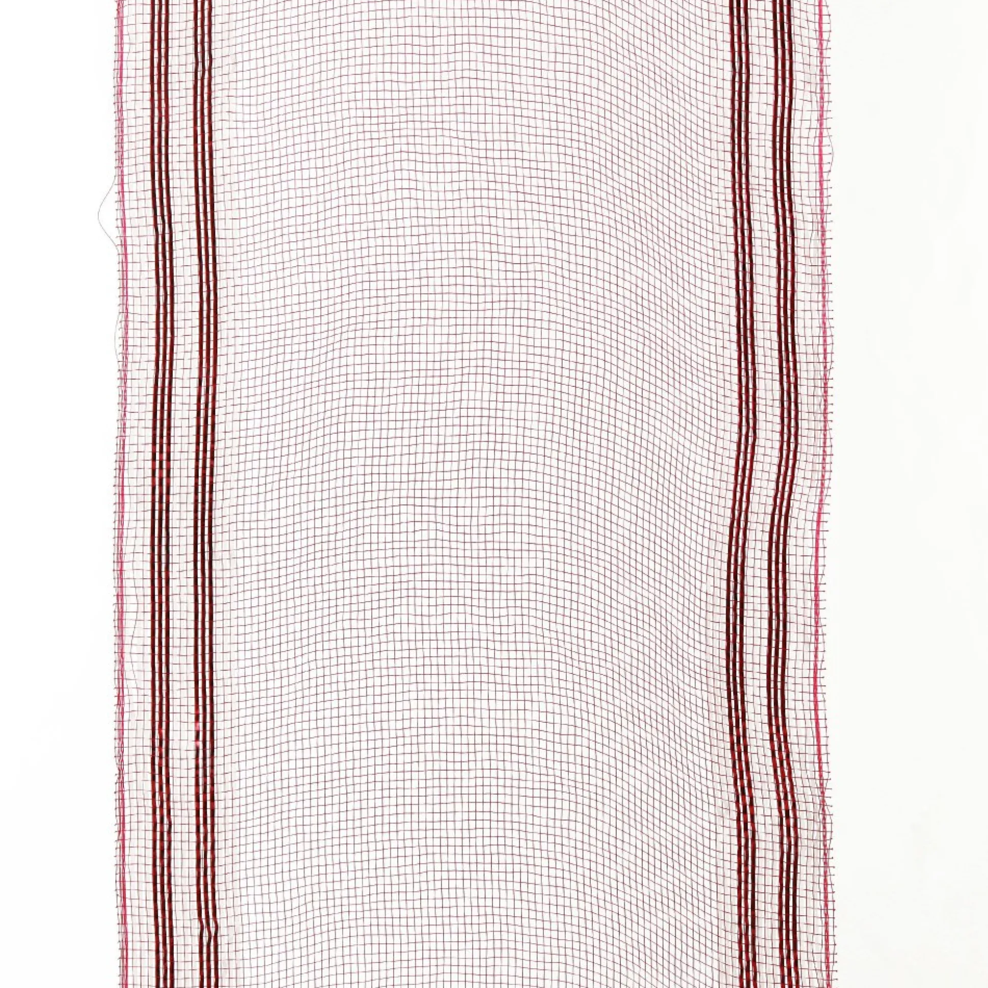 Red with White Edge Decomesh Roll Decomesh|