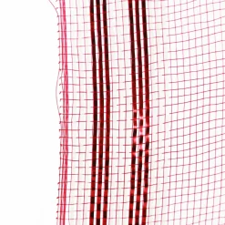 Red with White Edge Decomesh Roll Decomesh|