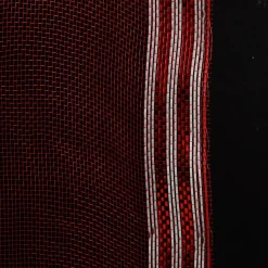 Red with White Edge Decomesh Roll Decomesh|