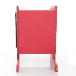 Red Wooden Sleigh with Merry Christmas Christmas Ornaments|