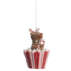 Reindeer Cupcake Christmas Tree Decoration Christmas Tree Decorations|