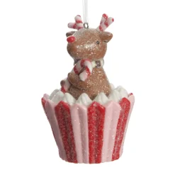 Reindeer Cupcake Christmas Tree Decoration Christmas Tree Decorations|