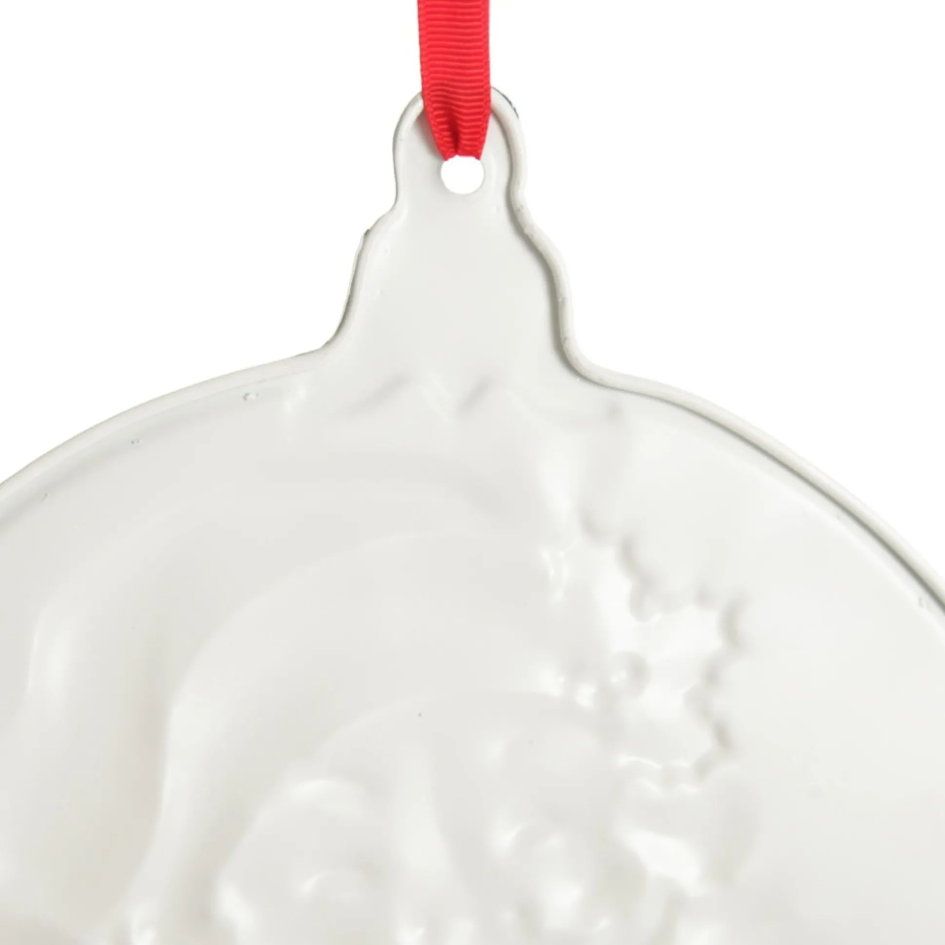 Retro Christmas Metal Santa Bauble Sign Wall Hangings And Signs|