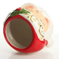 Retro Santa Planter Pot Christmas Ornament Christmas Ornaments|