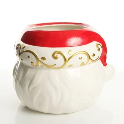 Retro Santa Planter Pot Christmas Ornament Christmas Ornaments|