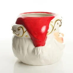 Retro Santa Planter Pot Christmas Ornament Christmas Ornaments|