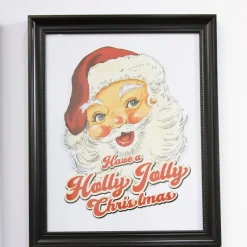 Retro Vintage Santa Christmas Posters Set of 3 Christmas Prints|