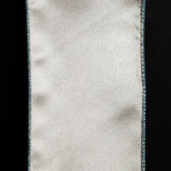 Reversible Blue Velvet and Champagne Satin Wired Christmas Ribbon Garland Tree Garlands|