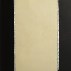 Reversible Ivory Velvet and Silver Glitter Wired Ribbon Garland Tree Garlands|