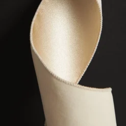 Reversible Ivory Velvet and Satin Wired Christmas Ribbon Garland Tree Garlands|