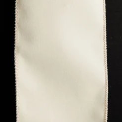 Reversible Ivory Velvet and Satin Wired Christmas Ribbon Garland Tree Garlands|