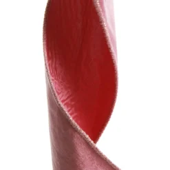 Reversible Pink Velour and Satin Wired Christmas Ribbon Garland Tree Garlands|