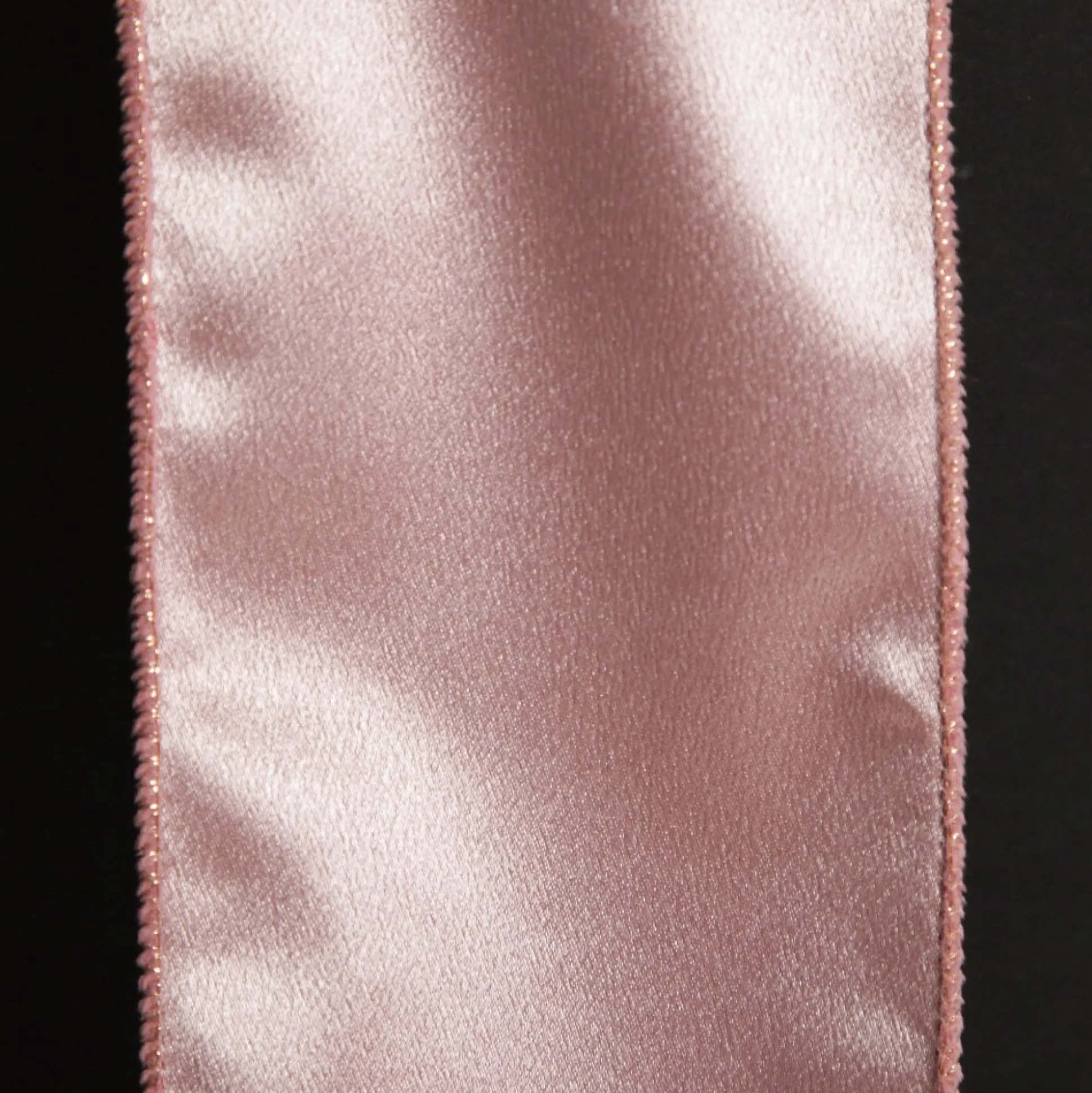 Reversible Pink Velvet and Satin Wired Christmas Ribbon Garland Tree Garlands|