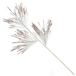 Rose Gold Glitter Grass Spray Christmas Sprays|