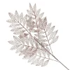 Rose Gold Glitter Mesh Leaf Spray Christmas Sprays|