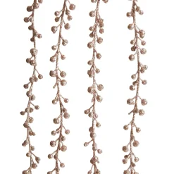 Rose Gold Glitter Weeping Spray Christmas Sprays|