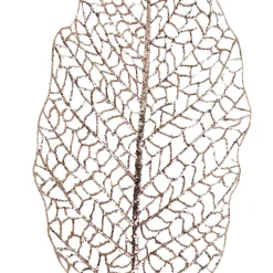 Rose Gold Mesh Palm Leaf Christmas Sprays|