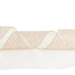 Rose Gold Mesh Wired Christmas RIbbon Garland Tree Garlands|