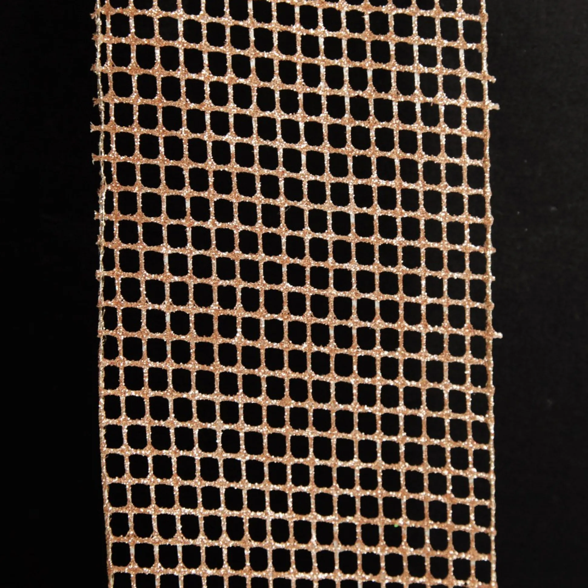 Rose Gold Mesh Wired Christmas RIbbon Garland Tree Garlands|