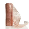 Rose Gold Metallic Stripe Decomesh Roll Decomesh|