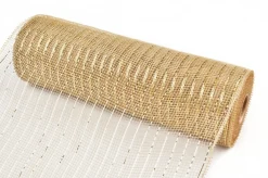 Rose Gold Metallic Thread Decomesh Roll Diy Wreaths|