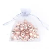 Rose Gold Mini Jingle Bell Decorations - Bag of 15 Christmas Craft Supplies|