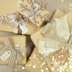 Rose Gold Sparkle Snowflake Snowflakes And Stars|