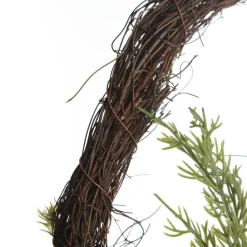 Rustic Pine and Cone Basket Christmas Wall Hanging Wall Hangings And Signs|