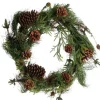 Rustic Pine and Cone Christmas Wreath Christmas Wreaths|