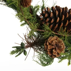 Rustic Pine and Cone Christmas Wreath Christmas Wreaths|