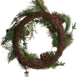 Rustic Pine and Cone Christmas Wreath Christmas Wreaths|