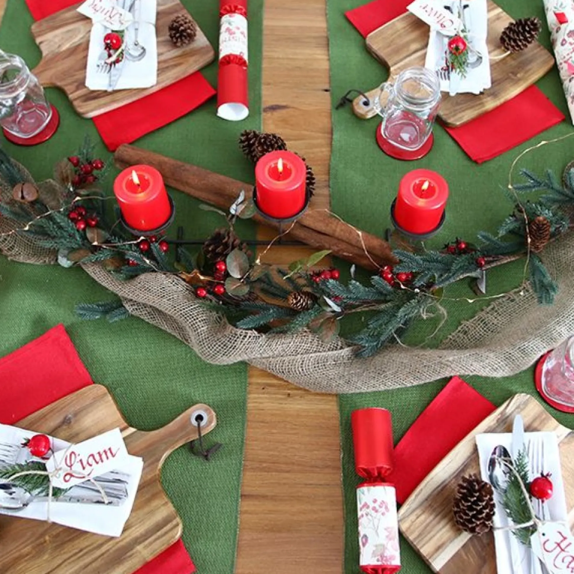 Rustic Pine Christmas Garland Christmas Garlands|