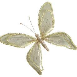 Sage Green and Sequin Delicate Butterfly Butterflies And Birds|