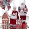 Santa Baking Christmas Ornament Christmas Figurines|