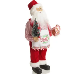 Santa Baking Christmas Ornament Christmas Figurines|