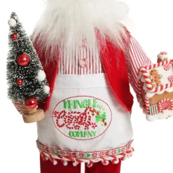 Santa Baking Christmas Ornament Christmas Figurines|