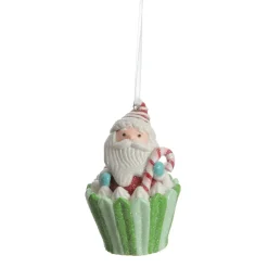 Santa Cupcake Christmas Tree Decoration Christmas Tree Decorations|