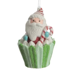 Santa Cupcake Christmas Tree Decoration Christmas Tree Decorations|