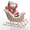 Santa in Gingerbread Sleigh Christmas Ornament Christmas Ornaments|