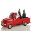Santa in Red Ute Lightup Musical Ornament Light-Up Scenes And Ornaments|