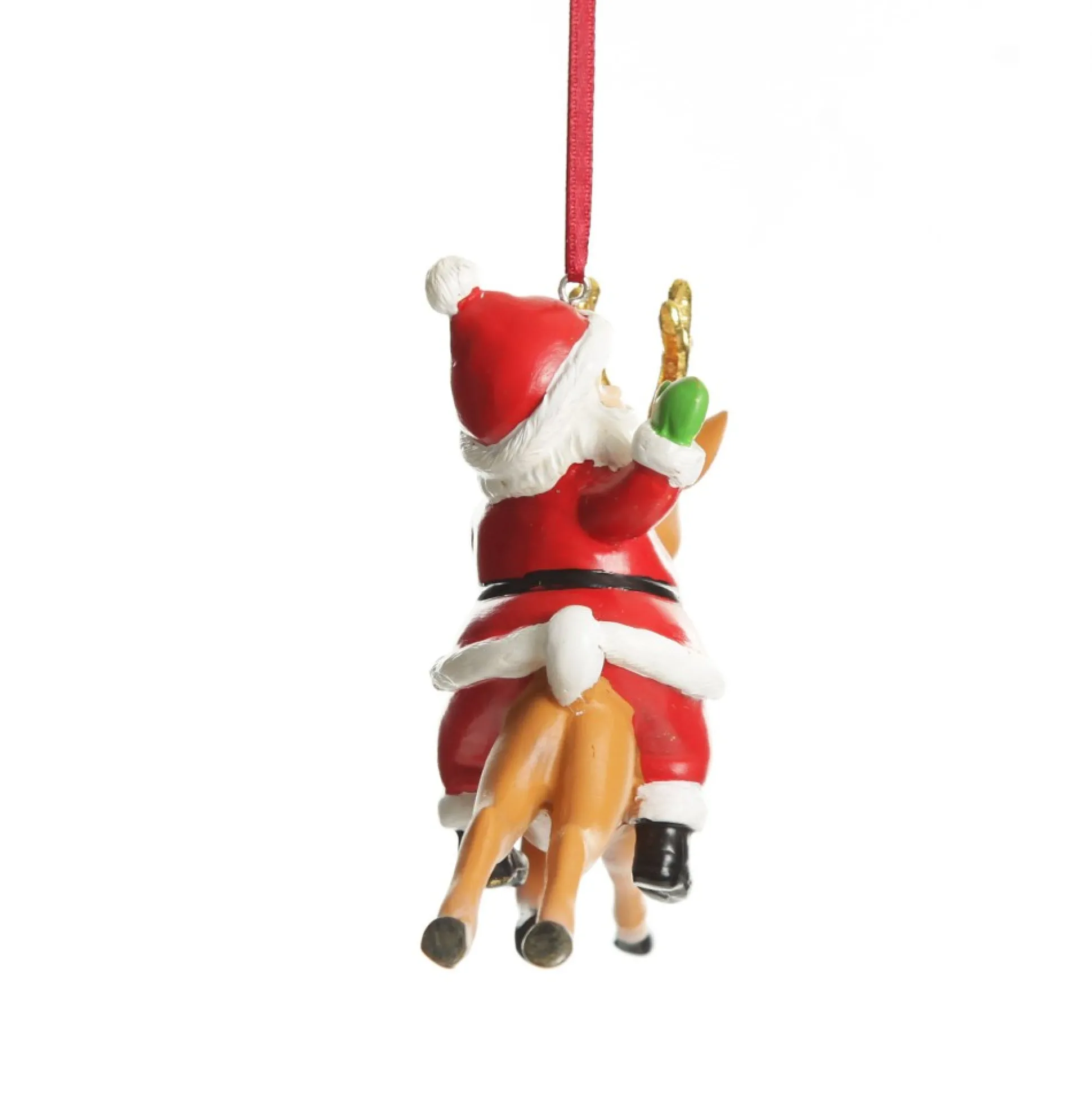 Santa Riding Bambi Hanging Christmas Decoration Christmas Tree Decorations|