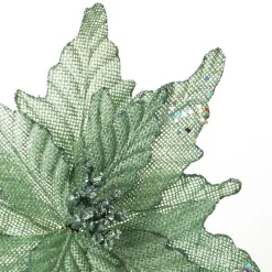 Seafoam Green Burlap Flower Beach Decorations|