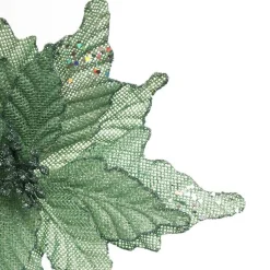 Seafoam Green Burlap Flower Beach Decorations|