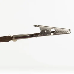 Shiny Silver Foil Poinsettia Flower Clip Christmas Flowers|