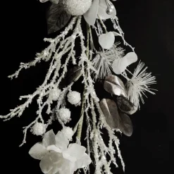 Silver and White Frost Christmas Garland Christmas Garlands|