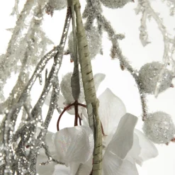 Silver and White Frost Christmas Garland Christmas Garlands|