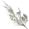 Silver and White Frost Christmas Spray Christmas Sprays|