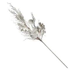 Silver and White Frost Christmas Spray Christmas Sprays|